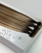FLAT TIP pramenovi za profesionalnu nadogradnju kose - Golden Balayage
