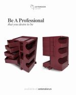 Kolica za frizere burgundy - Be A Professional Extension Shop