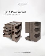 Kolica za frizere camel - pregled dizajna topla bež