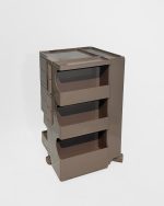 Kolica za frizere grey - neutralna siva ABS plastika profesionalna