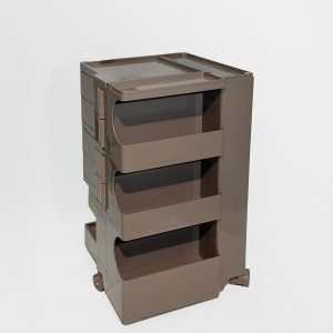 Kolica za frizere grey - neutralna siva ABS plastika profesionalna